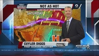 Cuyler Diggs KGUN 9 Weather Forecast Friday, June 6, 2014
