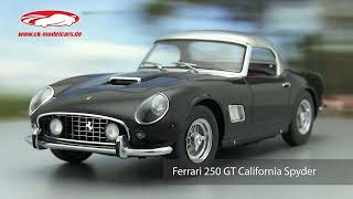 Ferrari 250 GT Spyder California 1960 – KK-Scale 1/18 – Miniature Neuve Avec Manque