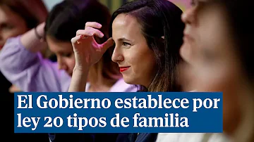 El Gobierno establece por ley 20 tipos de familia y suprime las "familias numerosas"