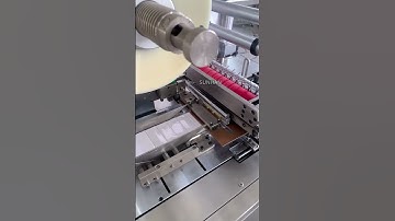 Automatic Perfume Box Cellophane Wrapping Machine #wrappingmachine #wrapping #perfume