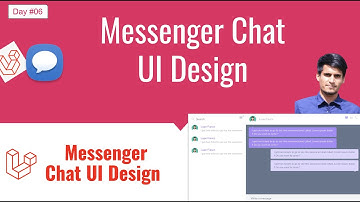 #06 Laravel Real-time Chat Application - Messenger Chat Application Chat UI Design