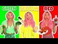 EATING ONLY ONE COLOR FOOD FOR 24 HOURS!! *food challenge*