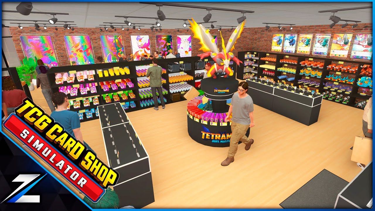 tcg card shop simulator display case Custom Professional Retail Great Store Designs In TCG
