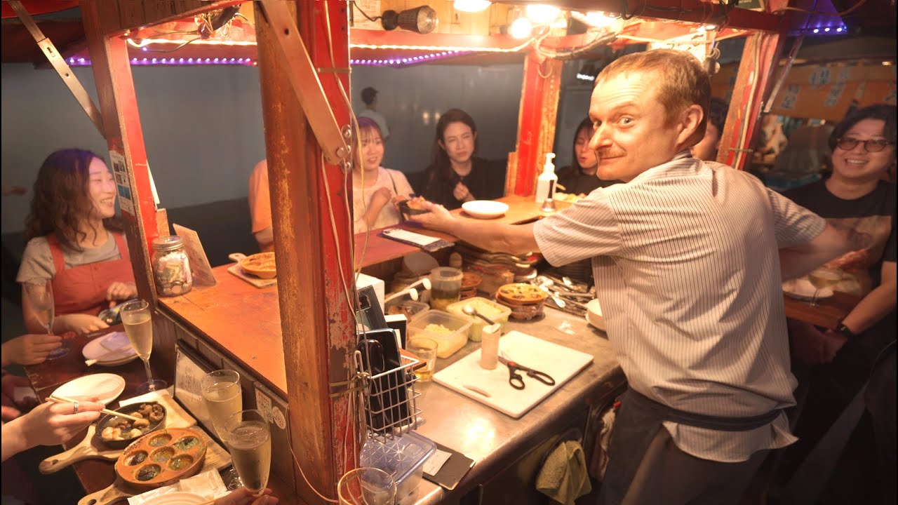 Funny Frenchman's Japanese Food Stall - Street Food フランス人シェフのフレンチ屋台 レミさんち 福岡 Escargot & Quiche YATAI