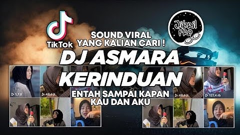 DJ ENTAH SAMPAI KAPAN KAU DAN AKU JALANI ASMARA - DJ ASMARA KERINDUAN TIKTOK VIRAL 2025 !