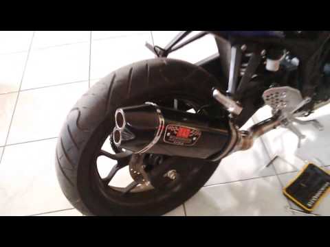 yamaha r25 knalpot racing yoshimura r77 carbon dual fulsystem motoralap exhaust yamaha r25 knalpot racing yoshimura r77 carbon dual fulsystem motoralap exhaust