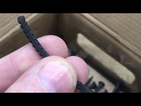 manufacturing DEFECT grip right drywall screw “interesting to look at”