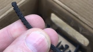 manufacturing DEFECT grip right drywall screw “interesting to look at”
