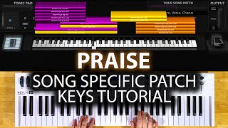 Praise - MainStage patch worship piano tutorial - Elevation Worship