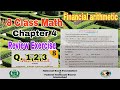 Class 8 Math Chapter 4 Review Exercise Q 1 To 3 Financial Arithmetic SNC NBF Ilmi Darasgah 