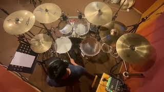 Video thumbnail of "Alyph - Swipe (Drum Cover by Taqim Xpose)"