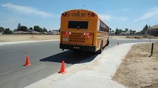 This is how Parallel Parking is done. School Bus Driver Style.