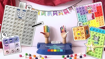 Numberblocks Episode - The Magical Nines | Numberblock Math Link Cubes 9 Times Table