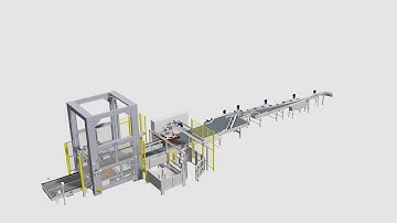 Container Handling Systems Low Level Depalletizer
