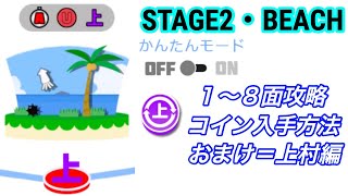 『スーパー上原の冒険』STAGE2・BEACH攻略動画＋上村編