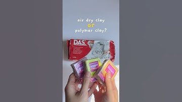 air dry clay or polymer clay? #sculpting