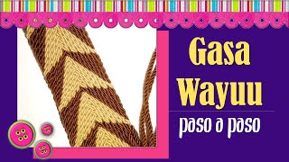 ⭐⭐Gasa Wayuu 20 cordones paso a paso⭐⭐