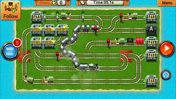 Rail Maze 2 Best Gameplay - Train Puzzle Game - Android Gameplay #165