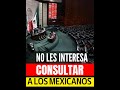A los diputados NO les interesa consultar a los mexicanos sobre la guardia nacional.