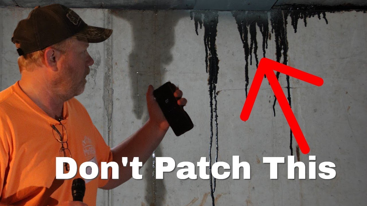 How to fix water leaking in basements Property Walk Through Tip MnREIA YouTube