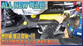 올뉴렉스턴 언더코팅(MS폴리머)시공 한번 해~봅시다~~ 노이즈오프