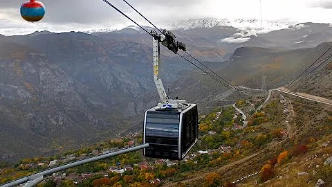 Где находится самая большая канатная дорога в мире