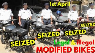 Modified Bikes Seized & Fined After 1st April - illegal Modification Details by Bullet Guru 9,232 views 3 weeks ago 8 minutes, 16 seconds