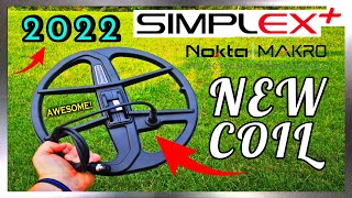 NEW Big Coil (Yes or No) | NOKTA MAKRO SIMPLEX | Metal Detecting Review SP35 | Stock VS Upgrade |