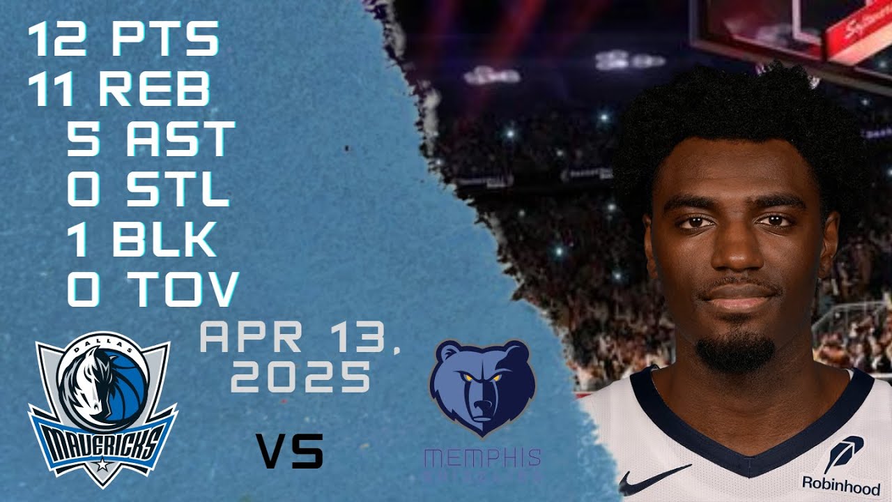 Vince Williams Jr  Player Full High Lowlights vs MAVERICKS 13 04 2025 Regular Season