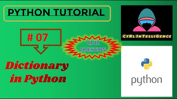 Dictionary in Python | Python Tutorial | #09