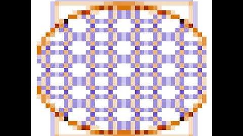 Abelian sandpile animation:  toppling of an odometer of rational quadratic growth
