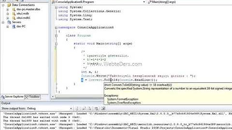 C# Console Faktoriyel Hesaplamak İbrahim Hızlıoğlu