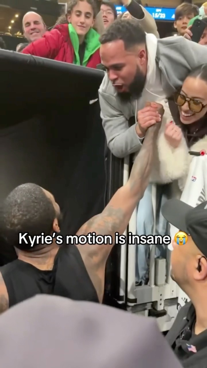 They in the presence of a legend. ??