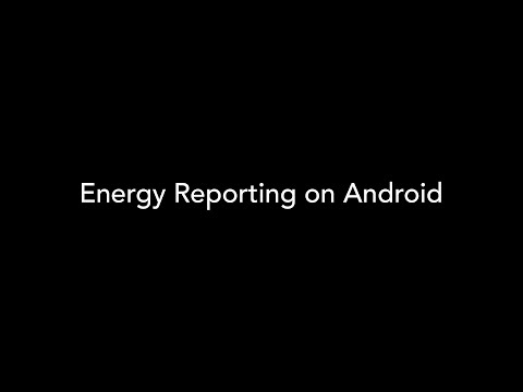 Tutorial: Energy reporting