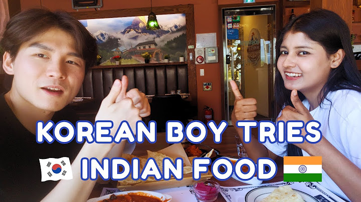 Korean Boy Tries Indian Food For The First Time| From Kimchi to Curry!🇮🇳🇰🇷