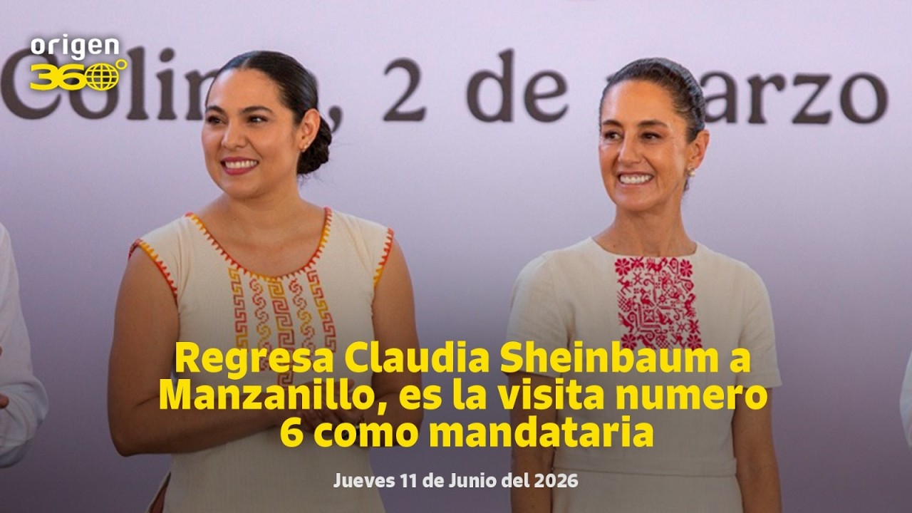 En Vivo | Regresa Claudia Sheinbaum a Manzanillo, es la visita numero 6 como mandataria