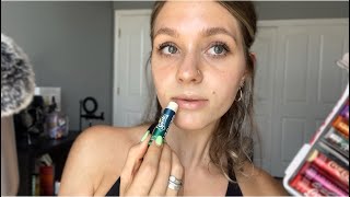 ASMR| Applying Chapsticks (Whisper, Mouth Sounds, Tapping)