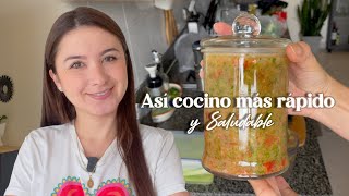 Así se COCINA más RÁPIDO Y SALUDABLE #batchcooking  | Día de SOL