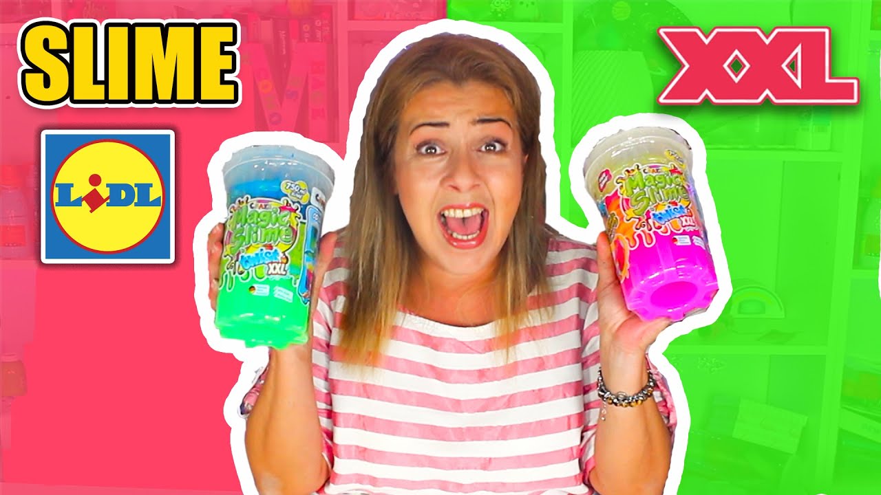 SLIME MAGIC XXL de LIDL !! Con SPLASHERS !! Slime super Jiggly