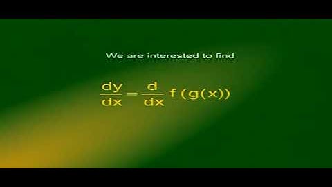 The Chain Rule(Lecture#18) MTH101 Lecture 18
