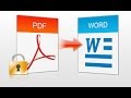 أفضل برنامج 2015 لتحويل PDF الى WORD - يدعم العربية  % 100