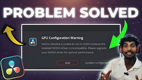 DaVinci Resolve Not Working? Try This Easy Fix!
