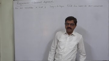 Regression - 20 To find ratio of two variances from coefficients of regression