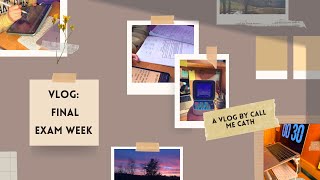 FINAL EXAMS WEEK VLOG🌱 | Life of a College Student During COVID-19 + DIVOOM Unboxing