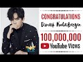 Congratulations to Dimash Kudaibergen on 100 MILLION Youtube Views