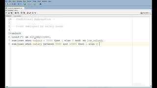 SQL Conditional Aggregation with CASE