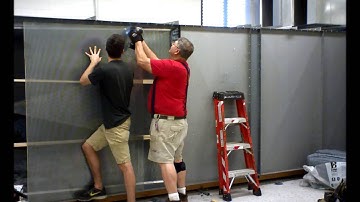 Acoustic Wind Tunnel construction at UCR