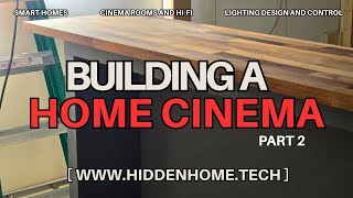 Part 2 of the Welsh home cinema installation 