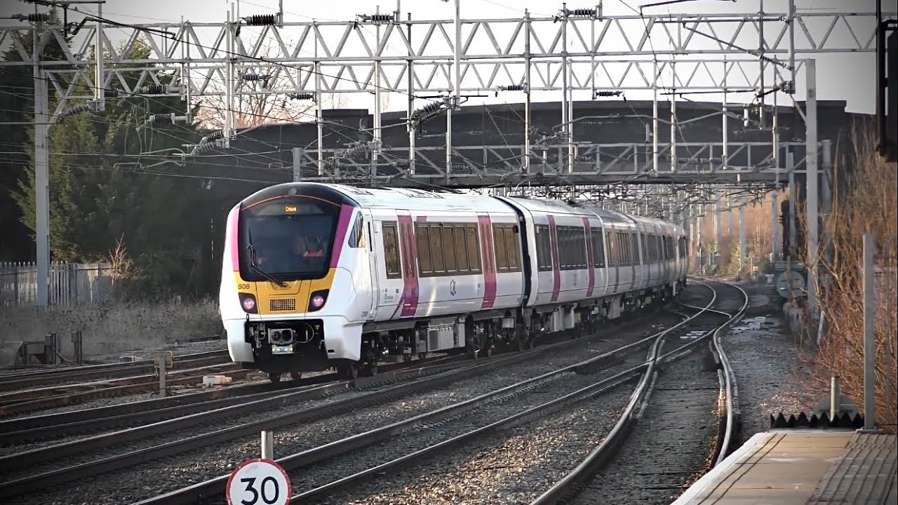 Trains at Stafford (WCML) 13/02/23