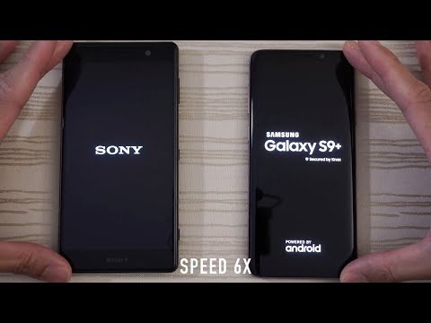 Sony Xperia XZ2 Premium vs Samsung Galaxy S9 Plus - Speed Test!